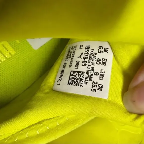 Puma x Rhianna Women’s Fierce 2 Yellow Glow Training Shoes Sneakers 9 - Picture 7 of 8